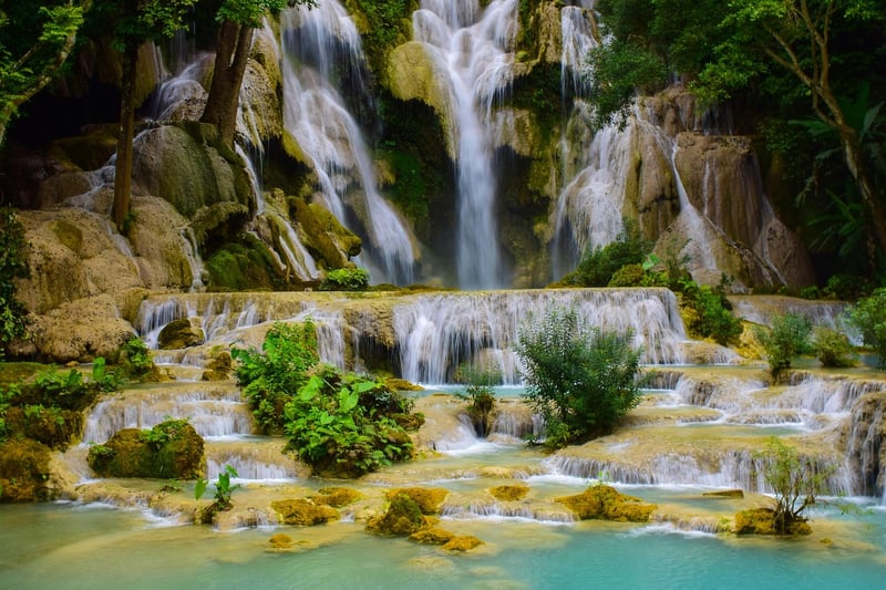 Zip Line Over Waterfalls
